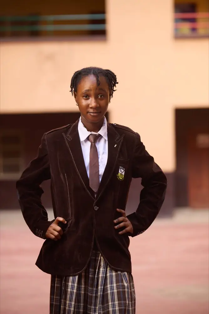 A Life Baker student in school uniform