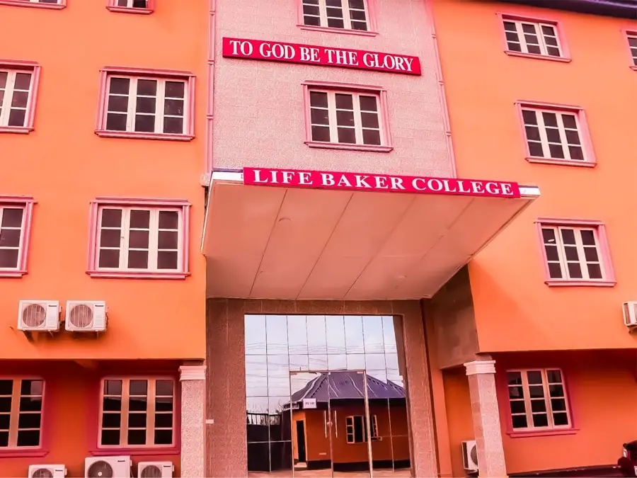 The main college building and entrance arch
